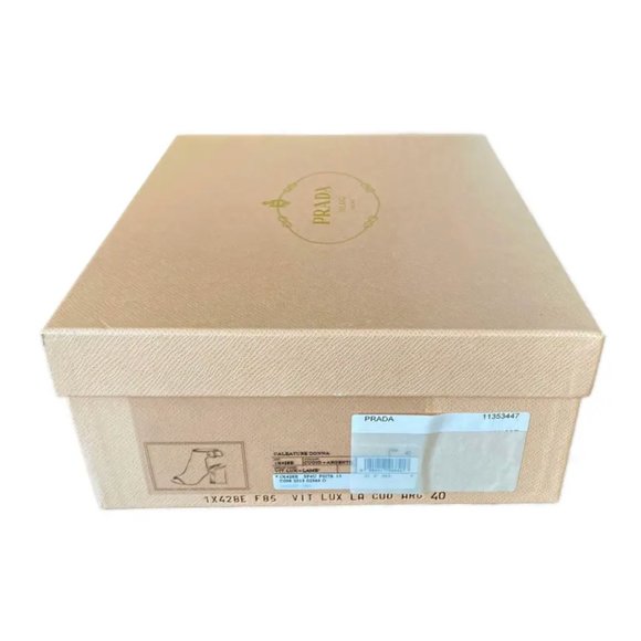 Prada Brown Leather Heeled Sandals - IT 40 - Picture 7 of 16